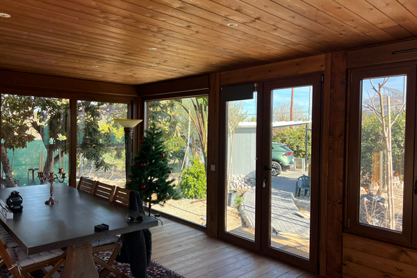 Ventanas abatibles de aluminio