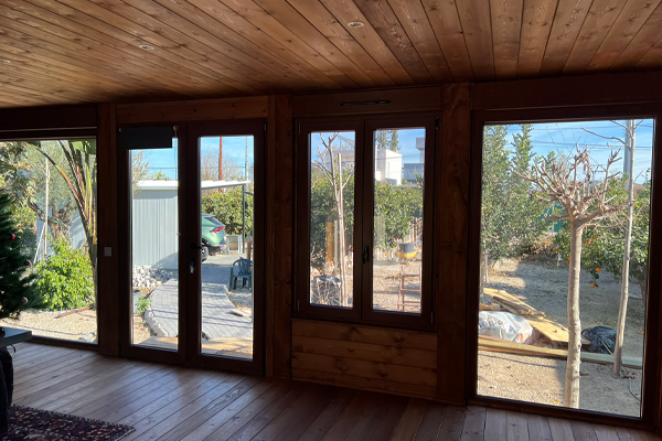 Ventanas de PVC de colores